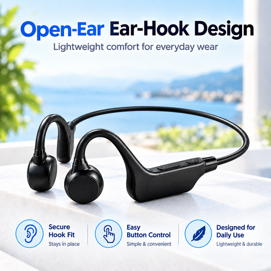 🔥 Hear Conversations More Clearly – Comfortable Bone-Conduction Hearing Support