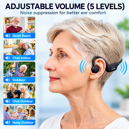 🔥 Hear Conversations More Clearly – Comfortable Bone-Conduction Hearing Support