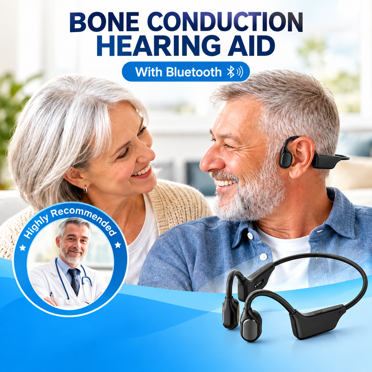 🔥 Hear Conversations More Clearly – Comfortable Bone-Conduction Hearing Support