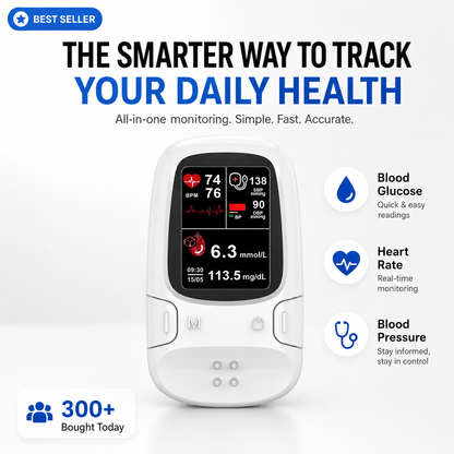 Non-Invasive Blood Glucose Monitor with Multi-Function Health Tracking