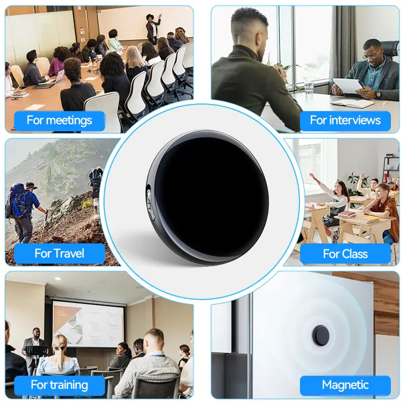Ultra Magnetic Voice Recorder with HD Noise Reduction - Voice control