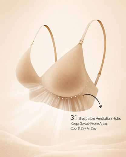 Low-Back Seamless Convertible Demi Bra