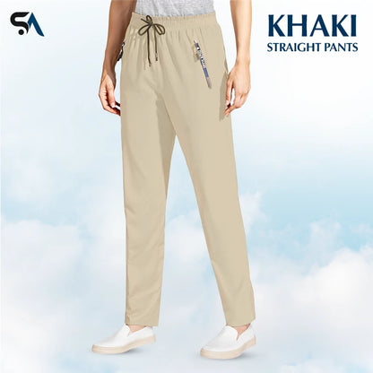 Vesaron- Women's Ultra Stretch Ice Silk Comfort Casual Pants