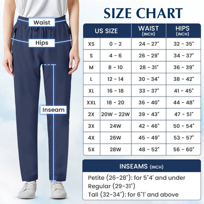 Vesaron- Women's Ultra Stretch Ice Silk Comfort Casual Pants
