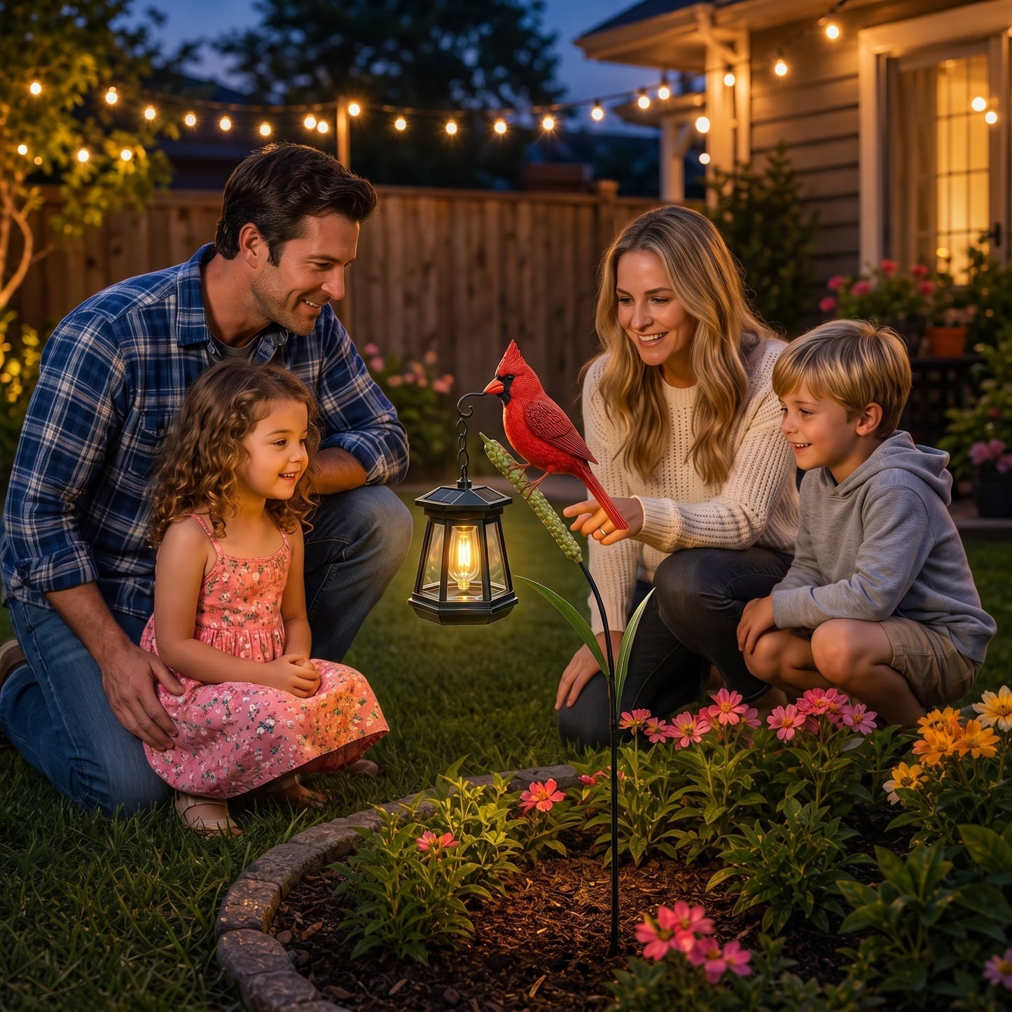 🐦 Cardinal Solar Light—A Beautiful Garden Light That Feels Full of Life
