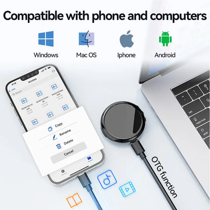 Ultra Magnetic Voice Recorder with HD Noise Reduction - Voice control
