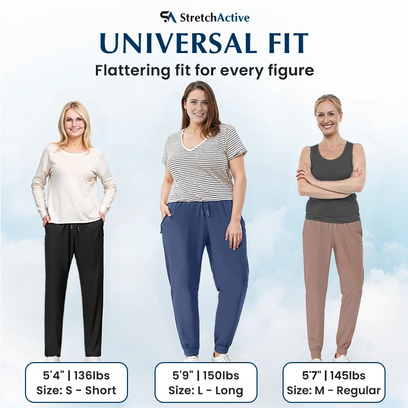 Vesaron- Women's Ultra Stretch Ice Silk Comfort Casual Pants
