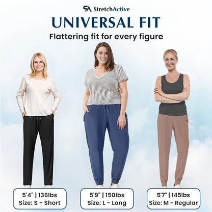 Vesaron- Women's Ultra Stretch Ice Silk Comfort Casual Pants