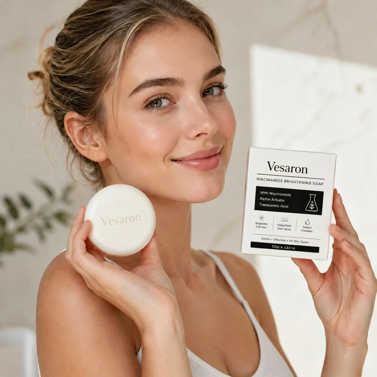 Niacinamide Skin Brightening Soap melasma dark spots freckle