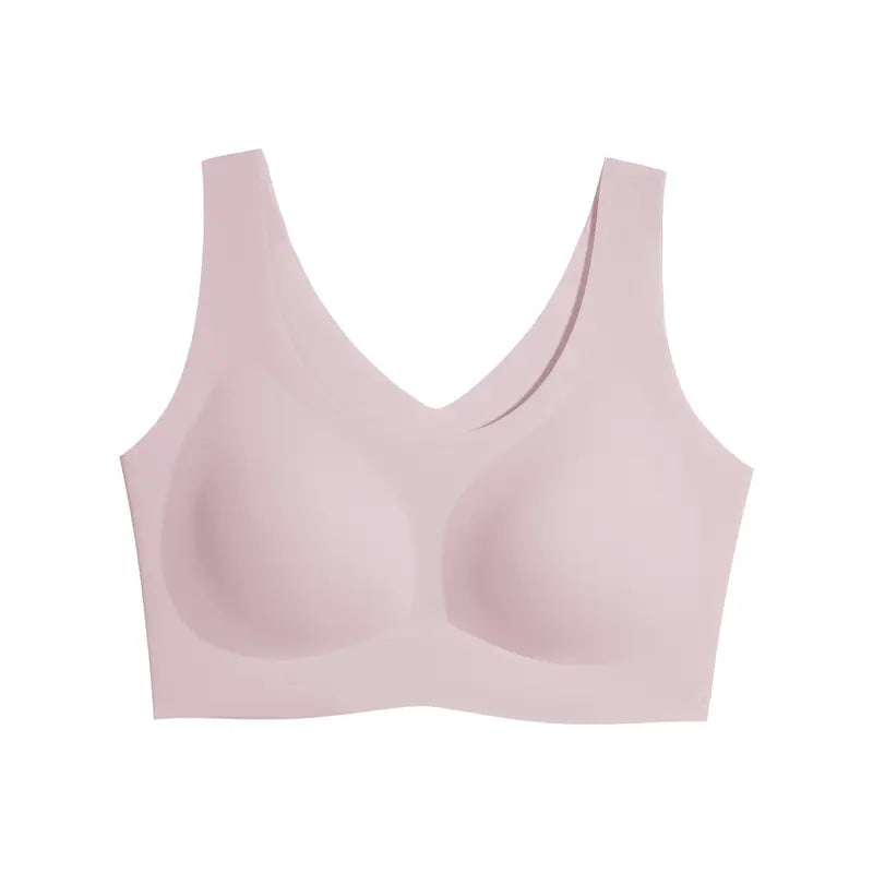 Seamless Bras for Women Full Coverage Wireless Bralette Widen Straps