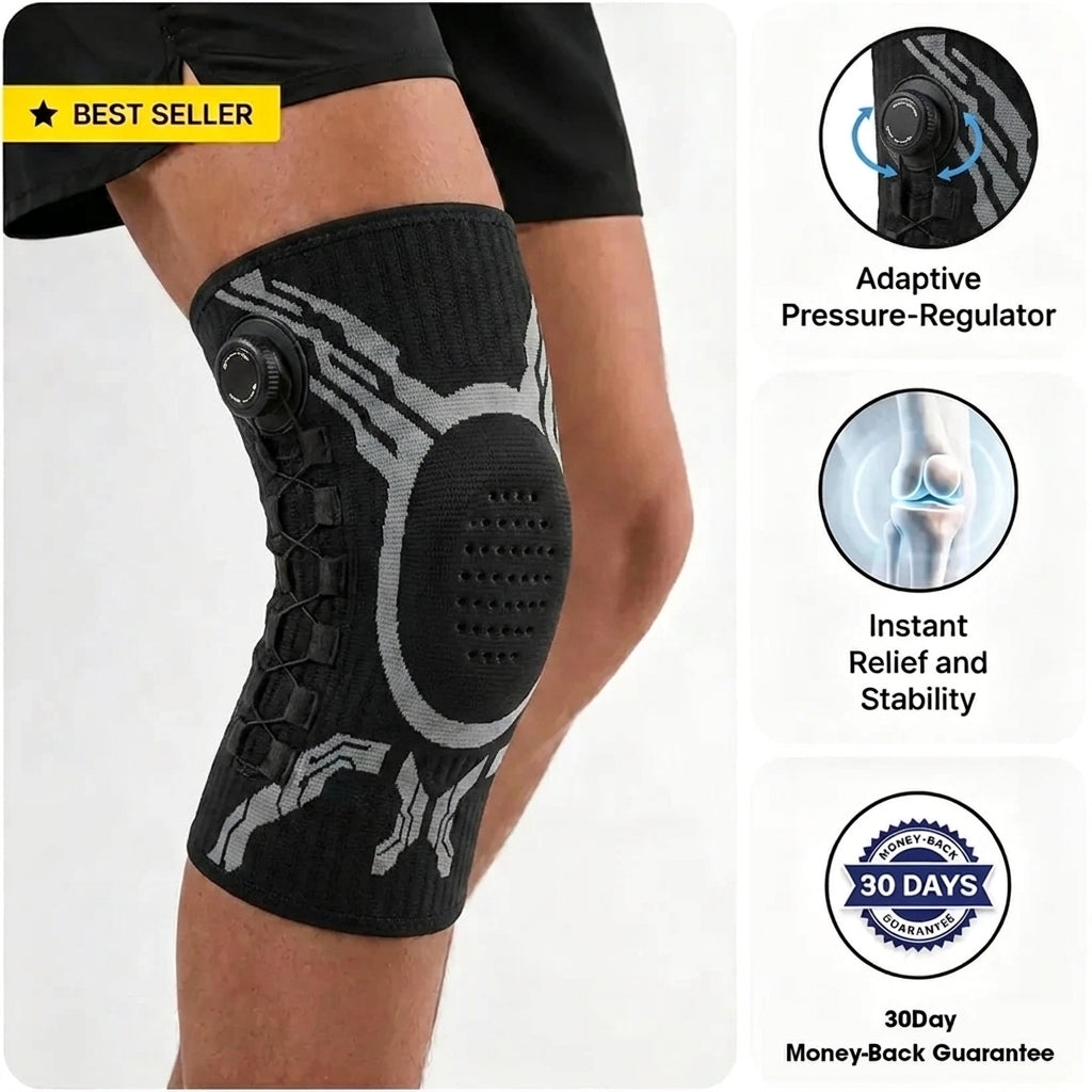 Black knee sleeve product image