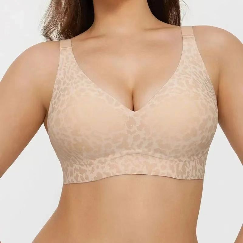 🏆Flash Sale⚡60K+ SOLD! Women Jelly Bras Wirefree Full Coverage No Underwire Everyday Bras Comfortable Wireless Padded Tshirt Bra