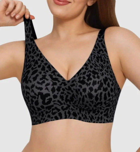 🏆Flash Sale⚡60K+ SOLD! Women Jelly Bras Wirefree Full Coverage No Underwire Everyday Bras Comfortable Wireless Padded Tshirt Bra