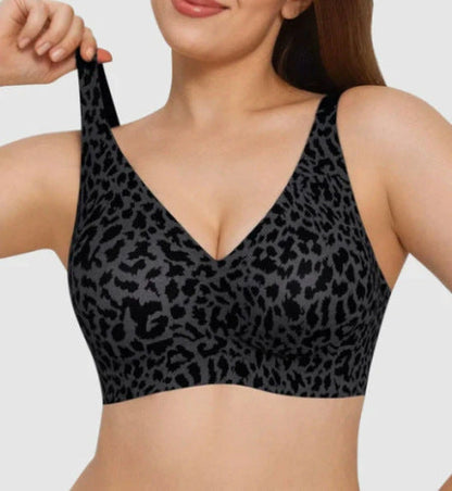 🏆Flash Sale⚡60K+ SOLD! Women Jelly Bras Wirefree Full Coverage No Underwire Everyday Bras Comfortable Wireless Padded Tshirt Bra