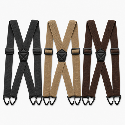 ⏰Men's X-Back Suspenders with Hook Clips