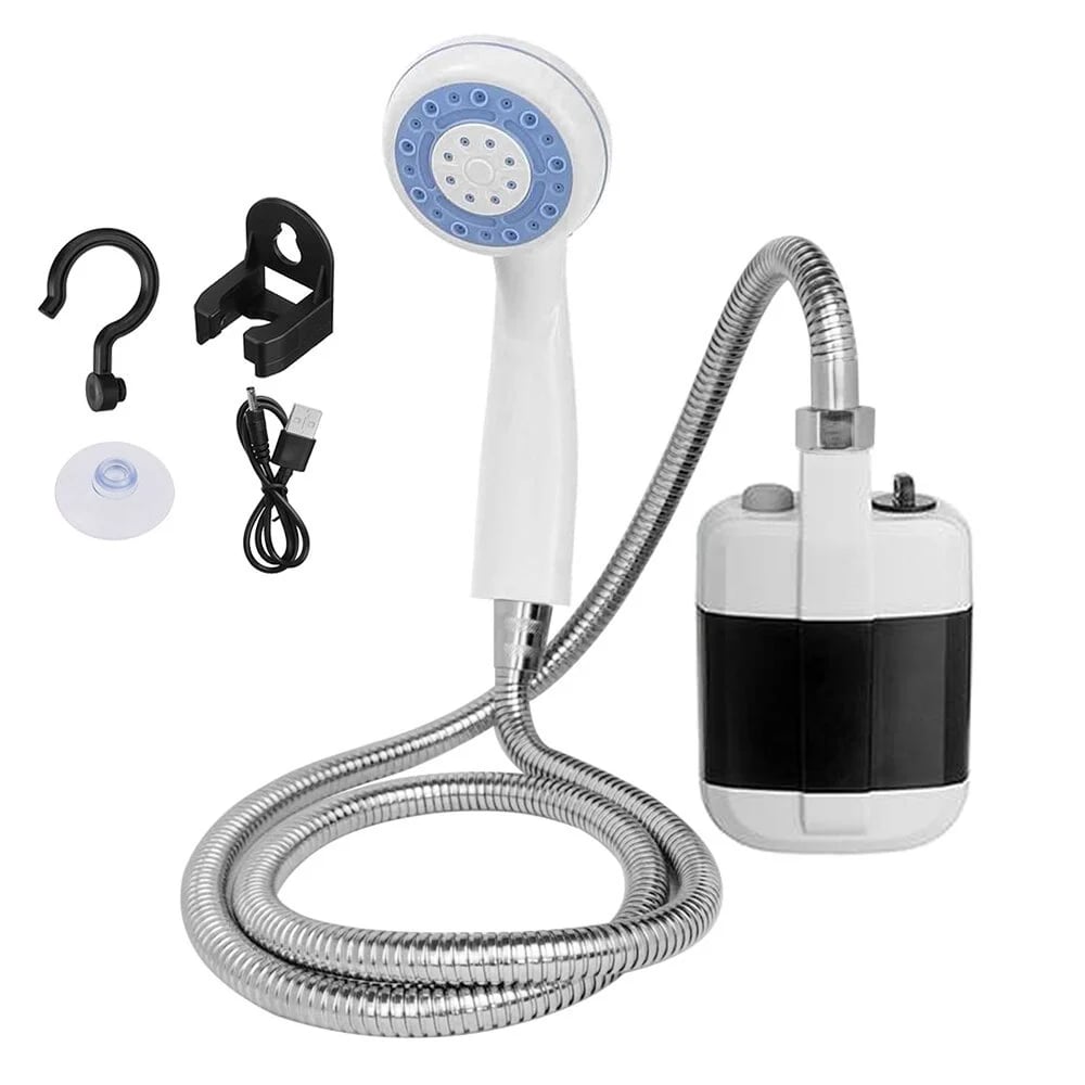 ✨Exclusive Offer🚿 Stay Fresh Outdoors💥 Portable Camping Shower with Adjustable Flow – For Easy & Convenient Outdoor Cleaning!