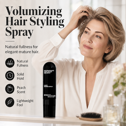 🎉50% Off! 👩 Peach-scented volumizing & setting spray—for lightweight. bouncy hair and long-lasting hold.