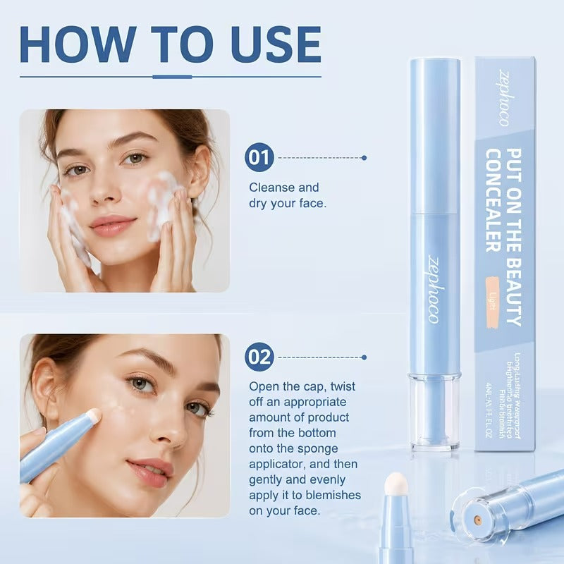 3-Color 4Ml Illuminating Contouring Concealer Pen Series