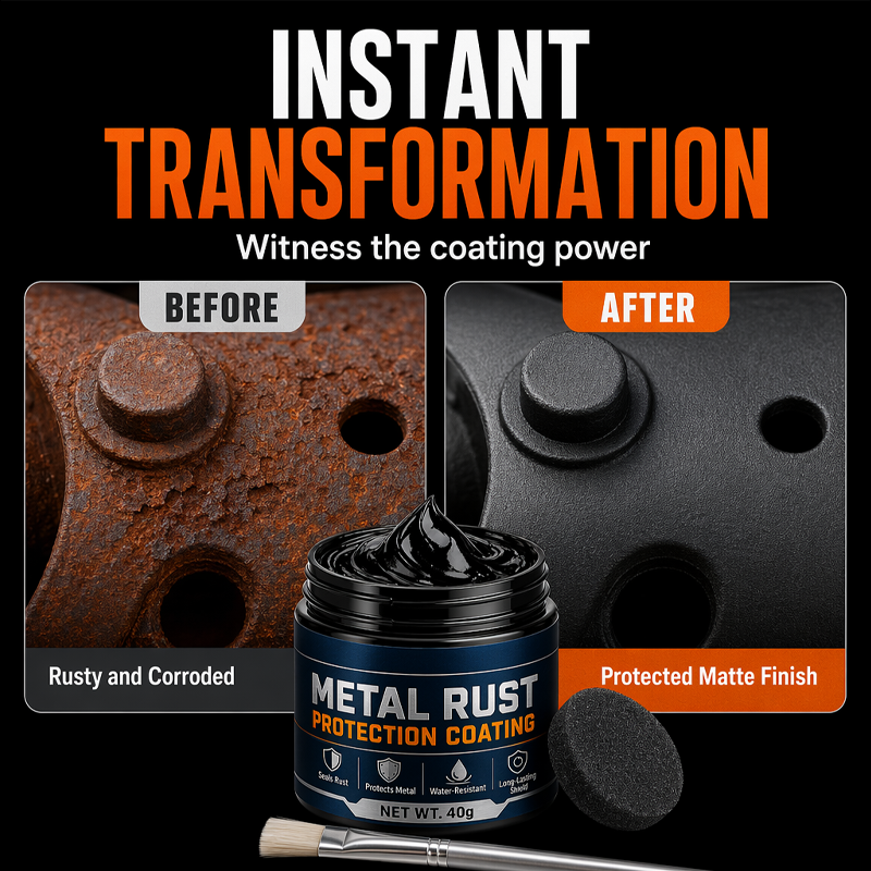 🥳 2026 HOT SALE – 50K+ SOLD! 🔧 60% OFF Metal Rust Repair Paste – Restores rusty gates. railings & tools with a protective coating. 🛡️✨