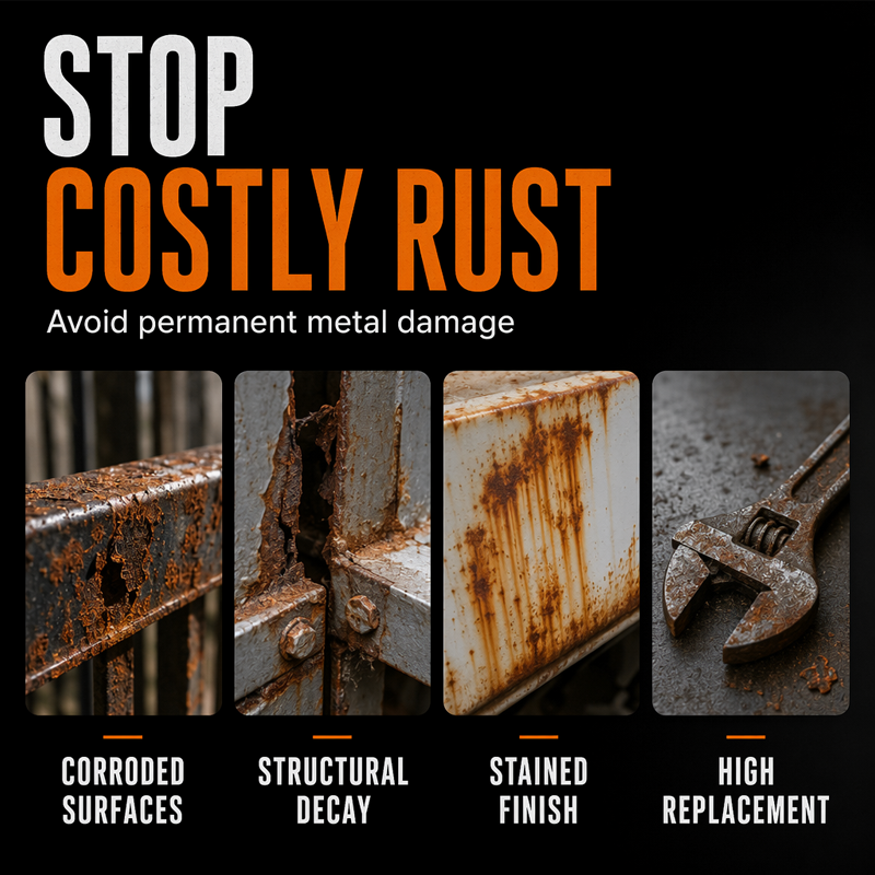 🥳 2026 HOT SALE – 50K+ SOLD! 🔧 60% OFF Metal Rust Repair Paste – Restores rusty gates. railings & tools with a protective coating. 🛡️✨