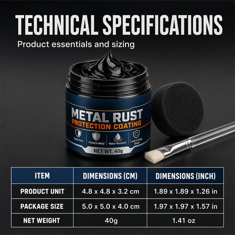 🥳 2026 HOT SALE – 50K+ SOLD! 🔧 60% OFF Metal Rust Repair Paste – Restores rusty gates. railings & tools with a protective coating. 🛡️✨
